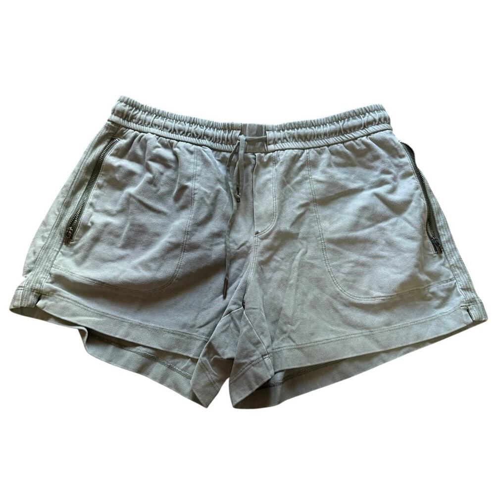 Athleta Women Size 8 Elastic Waist Tie Shorts Stretch Athleisure Preppy Active